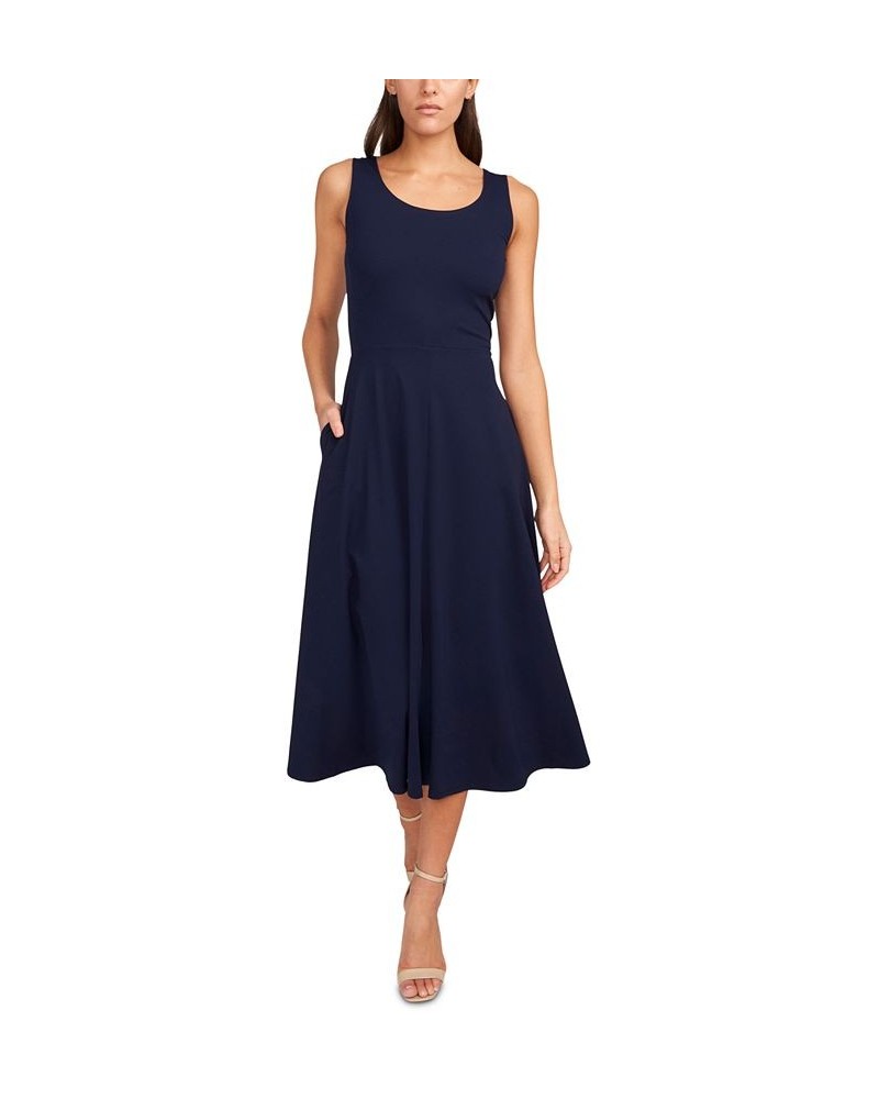 Solid Fit-And-Flare Midi Tank Dress Jbs Navy $21.56 Dresses