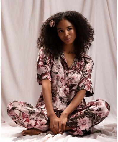 Women's Dita Satin Pajama Set Sage $25.50 Sleepwear