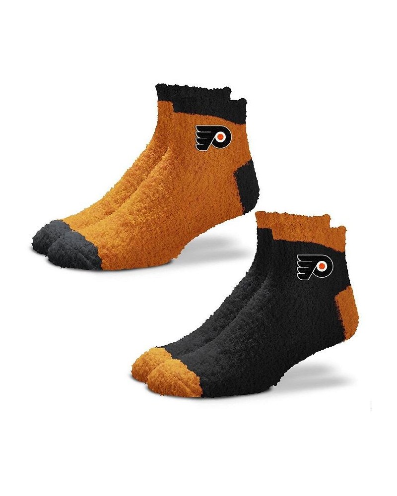 Women's Philadelphia Flyers 2-Pack Team Sleep Soft Socks Orange $17.27 Socks