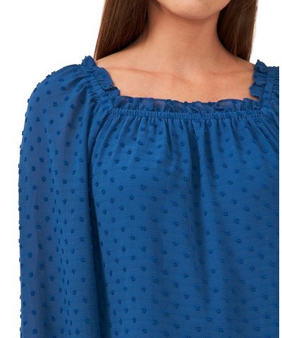 Clip-Dot Top Sapphire Sky $26.98 Tops