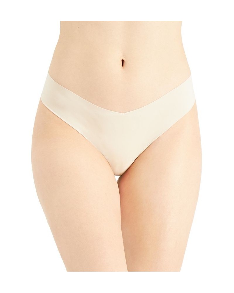 Women's No-Show Thong Underwear Chai $9.43 Panty