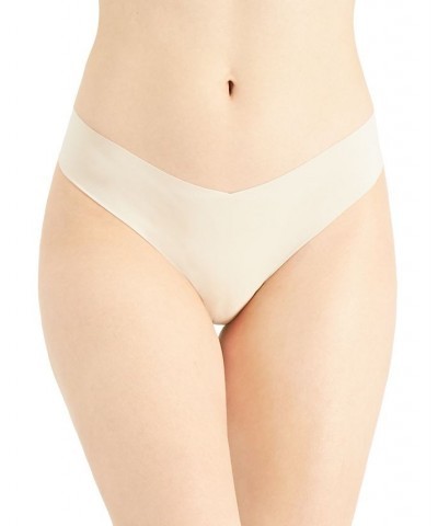 Women's No-Show Thong Underwear Chai $9.43 Panty