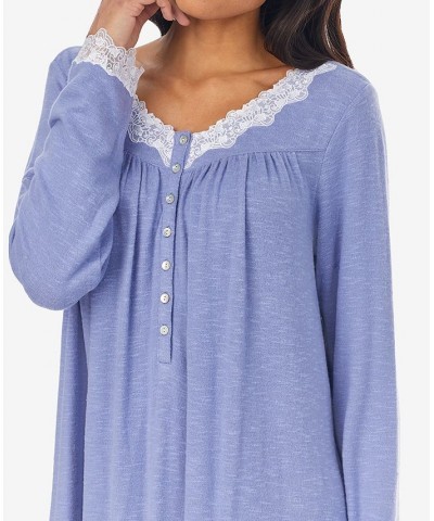 Lace-Trim Knit Nightgown Blberry $34.56 Sleepwear