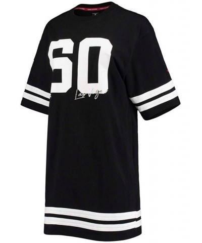 Women's Black Las Vegas Raiders Clair Half-Sleeve Dress Black $34.30 Dresses