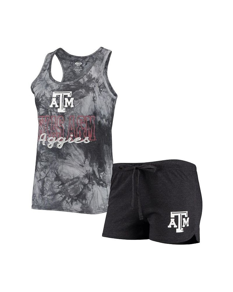 Women's Charcoal Texas A&M Aggies Billboard Tie-Dye Tank Top and Shorts Set Charcoal $24.00 Tops