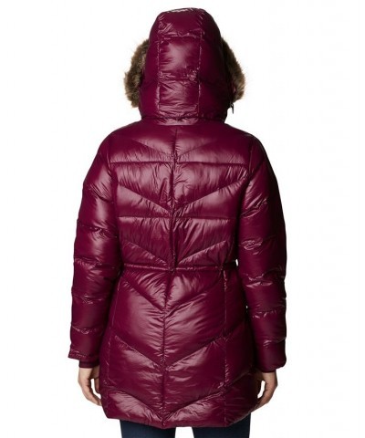 Women's Peak to Park™ II Faux-Fur-Trim Hooded Coat Red $52.54 Coats