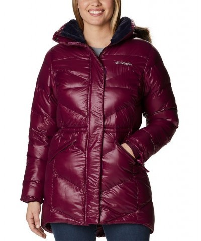 Women's Peak to Park™ II Faux-Fur-Trim Hooded Coat Red $52.54 Coats