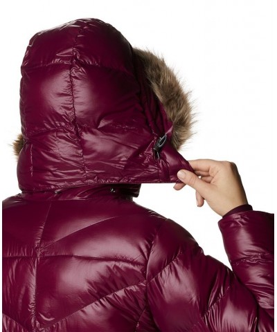 Women's Peak to Park™ II Faux-Fur-Trim Hooded Coat Red $52.54 Coats