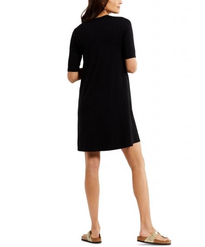 A-Line Maternity Dress Black $26.00 Dresses