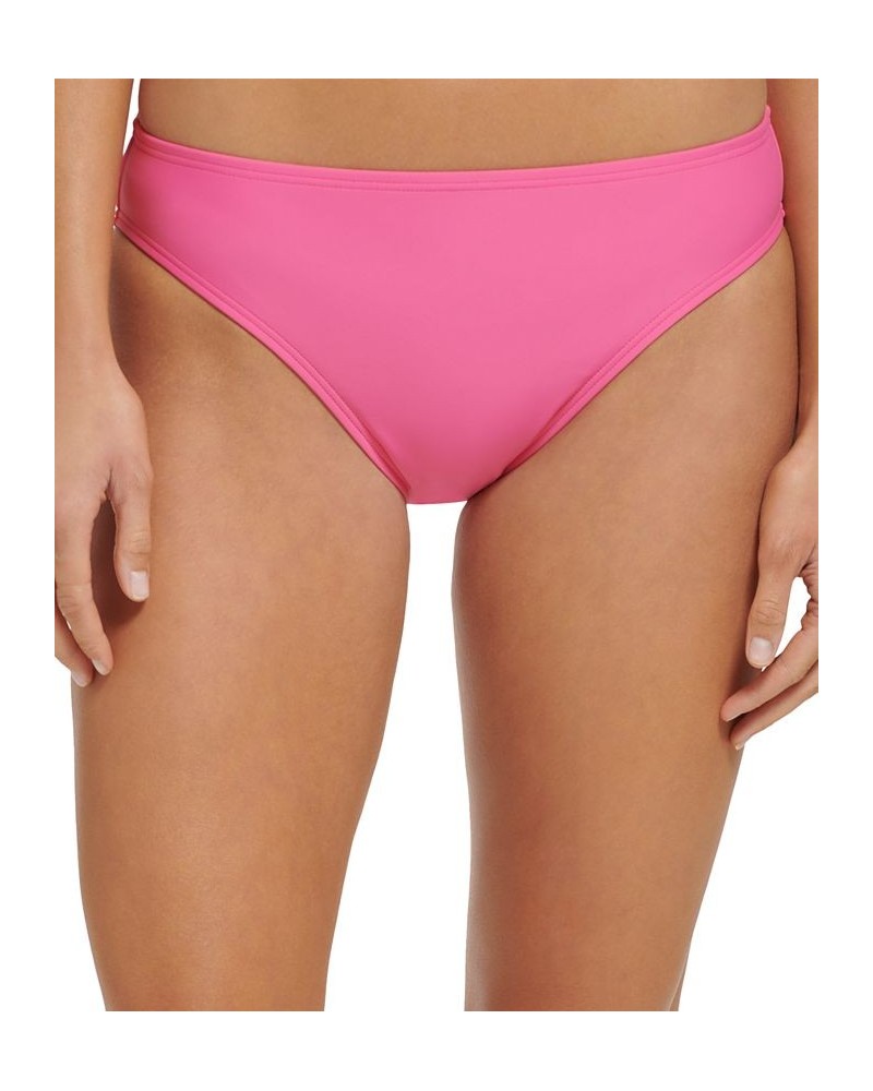 Women's Classic Hipster Bikini Bottoms Pink $28.42 Swimsuits