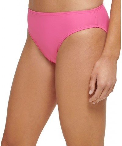 Women's Classic Hipster Bikini Bottoms Pink $28.42 Swimsuits