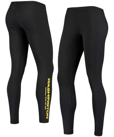 Women's Black Washington Football Team Post Season Leggings Black $24.74 Pants