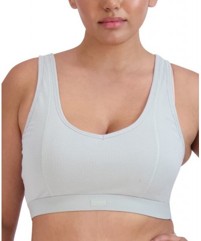 Women's Ribbed Stretch Bralette SM02151 Green $10.92 Bras