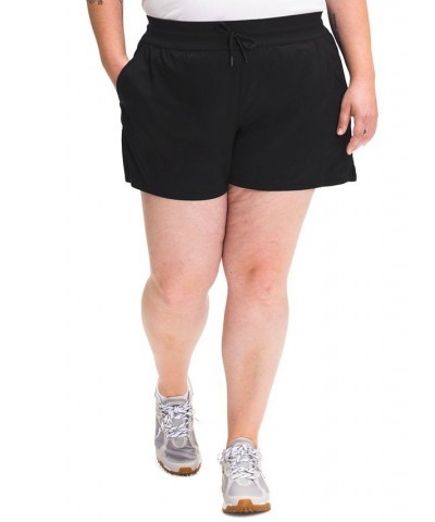 Plus Size Aphrodite Motion Shorts Black $26.40 Shorts