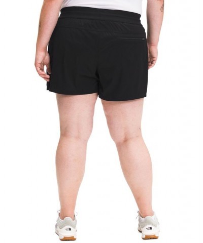 Plus Size Aphrodite Motion Shorts Black $26.40 Shorts