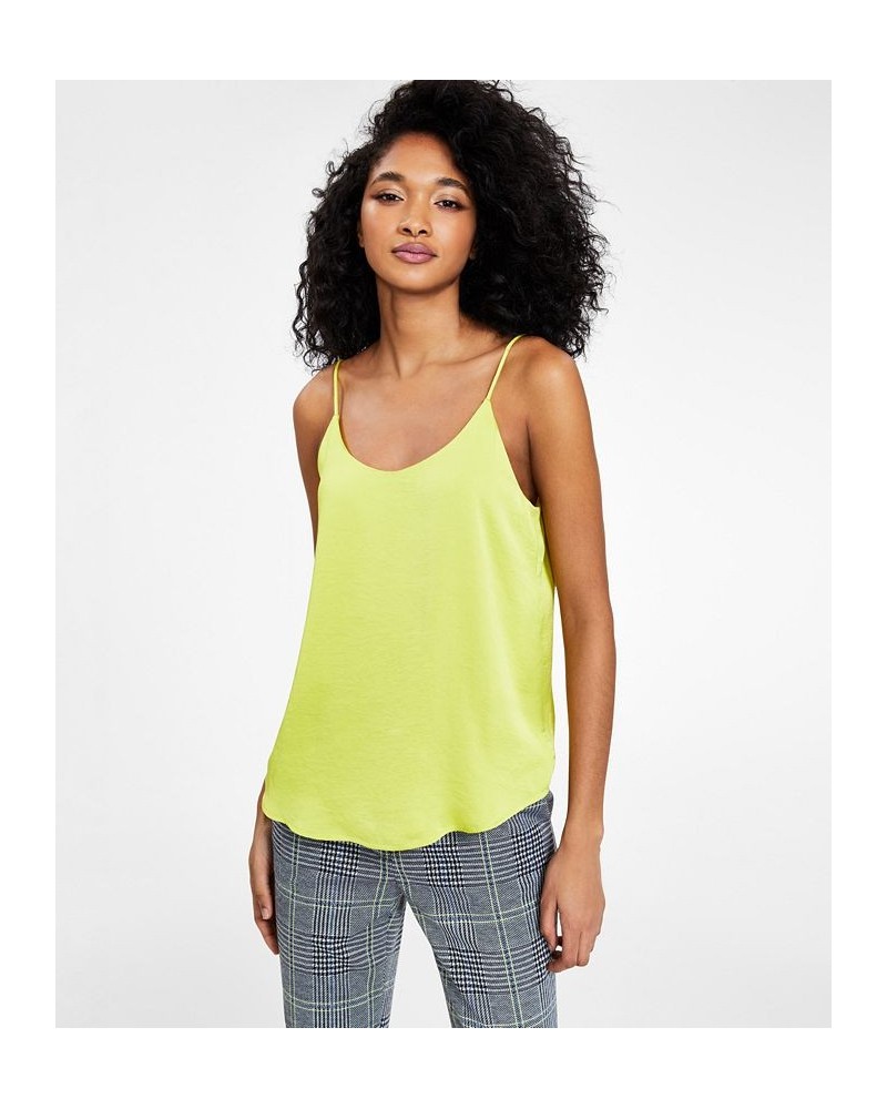 Women's Textured Jacket Camisole & Pants Lemon Lime $50.66 Suits