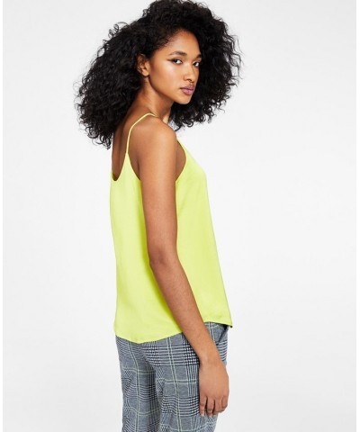 Women's Textured Jacket Camisole & Pants Lemon Lime $50.66 Suits