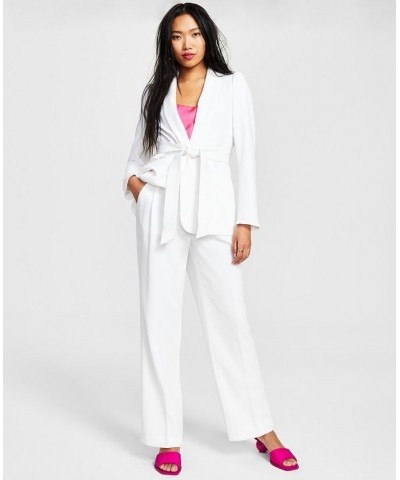 Women's Textured Jacket Camisole & Pants Lemon Lime $50.66 Suits