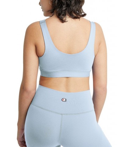 Women's Soft Touch Medium-Impact Sports Bra Ciel Blue $16.80 Tops