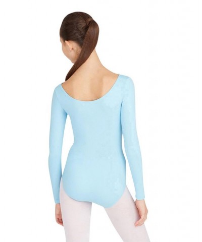 Long Sleeve Leotard Sand $19.91 Tops