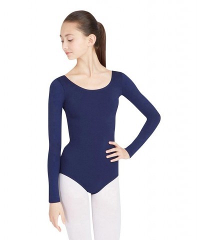 Long Sleeve Leotard Sand $19.91 Tops