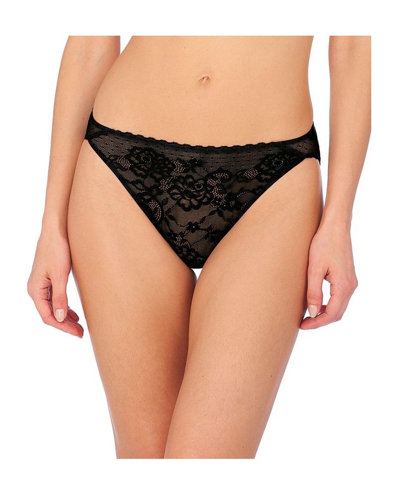 Women's Marquee French Cut Lace Underwear 772306 Black $13.14 Panty