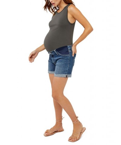 Cotton Maternity Tank Top Black $13.50 Tops