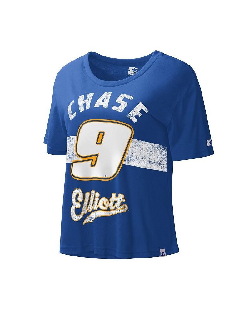 Women's Royal Chase Elliott Record Setter T-shirt Royal $30.20 Tops