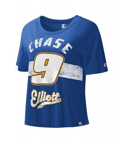 Women's Royal Chase Elliott Record Setter T-shirt Royal $30.20 Tops