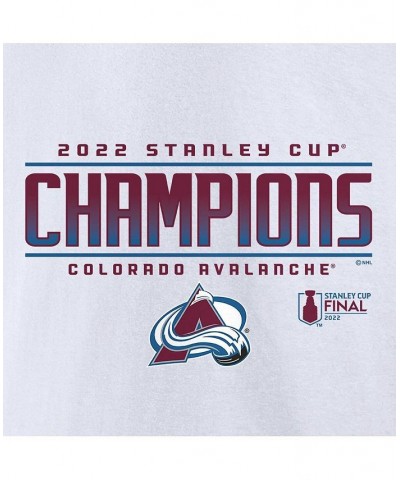 Women's Branded White Colorado Avalanche 2022 Stanley Cup Champions Signature Roster V-Neck T-shirt White $16.80 Tops