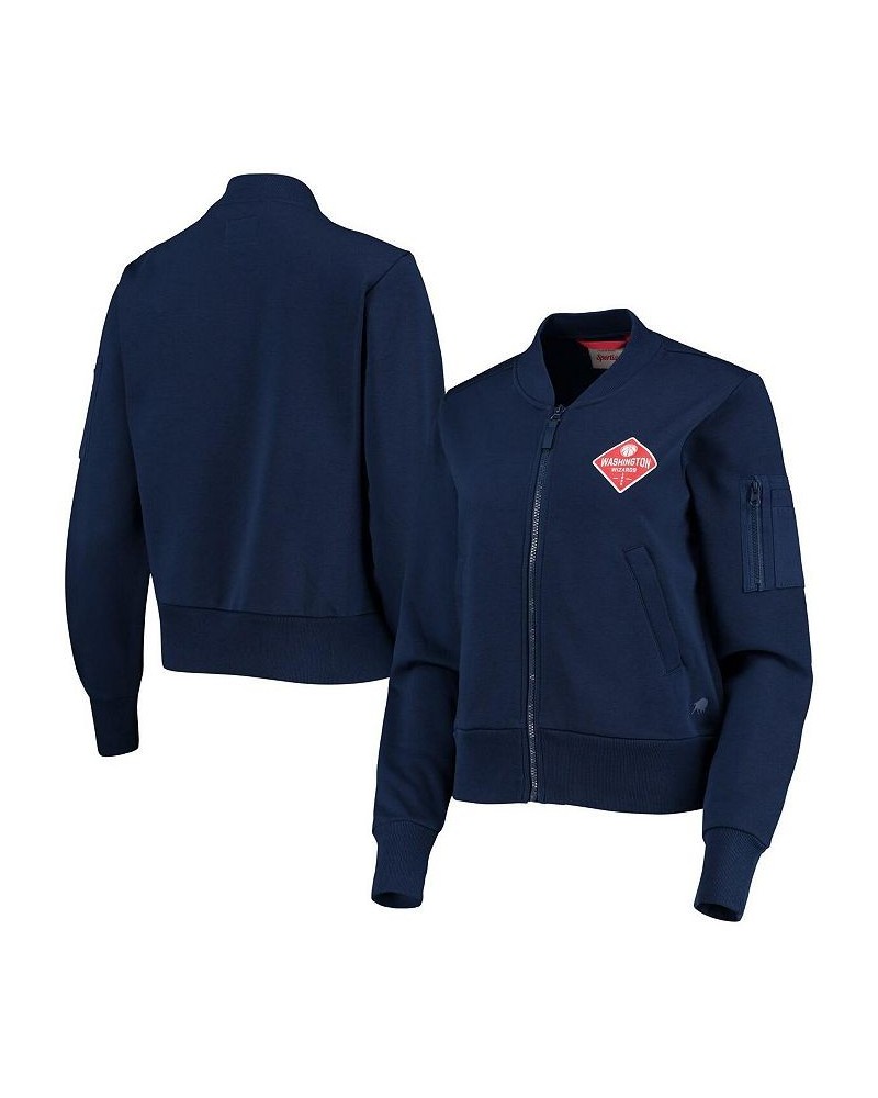 Women's Navy Washington Wizards Ice Bomber Full-Zip Jacket Navy $51.99 Jackets