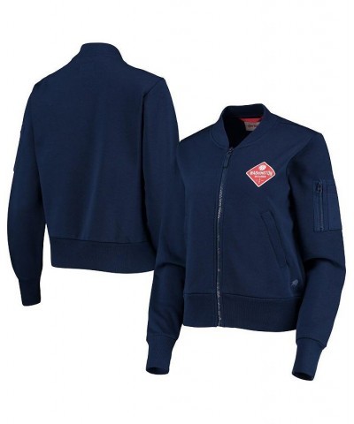 Women's Navy Washington Wizards Ice Bomber Full-Zip Jacket Navy $51.99 Jackets