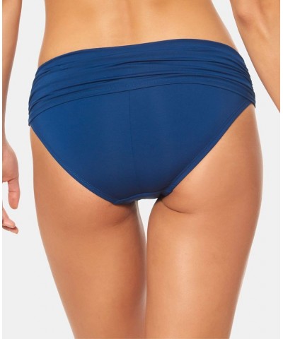 Bleu Rod Beattie Sarong Hipster Bikini Bottoms Navy $25.20 Swimsuits