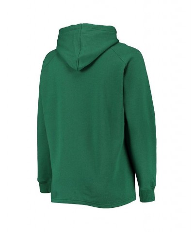 Women's Branded Green New York Jets Plus Size First Contact Raglan Pullover Hoodie Green $34.50 Sweatshirts