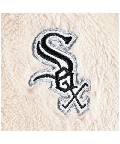 Women's Oatmeal Black Chicago White Sox Shuffle It Raglan Full-Zip Hoodie Oatmeal, Black $67.50 Sweatshirts