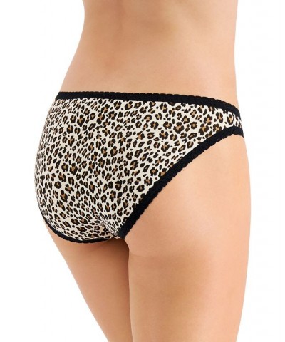 Women’s Lace Trim Bikini Underwear Wild Leo $8.63 Panty