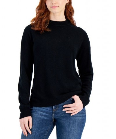 Women's Zip-Back Mock-Neck Sweater Aquifer $10.52 Sweaters