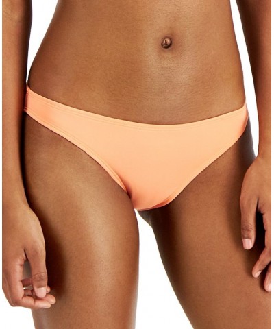 Juniors' Beach Classics Bikini Bottoms Orange $27.84 Swimsuits