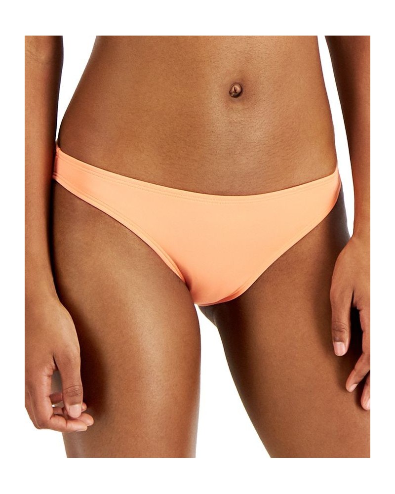 Juniors' Beach Classics Bikini Bottoms Orange $27.84 Swimsuits