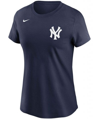 Women's Navy New York Yankees Wordmark T-shirt Navy $18.00 Tops