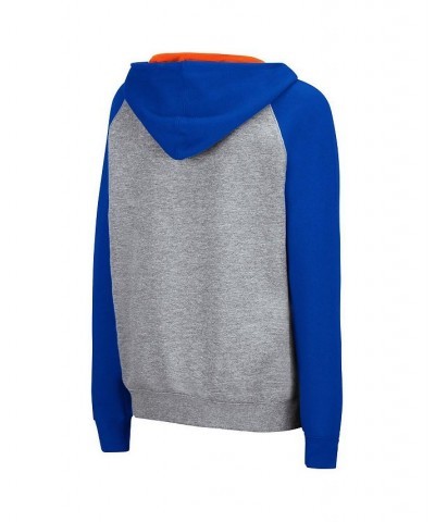 Women's Heathered Gray Florida Gators Contrast Raglan Pullover Hoodie Heathered Gray $22.00 Sweatshirts