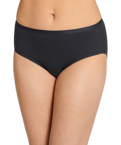 Women's Worry Free Hipster Underwear 2583 Black $11.79 Panty