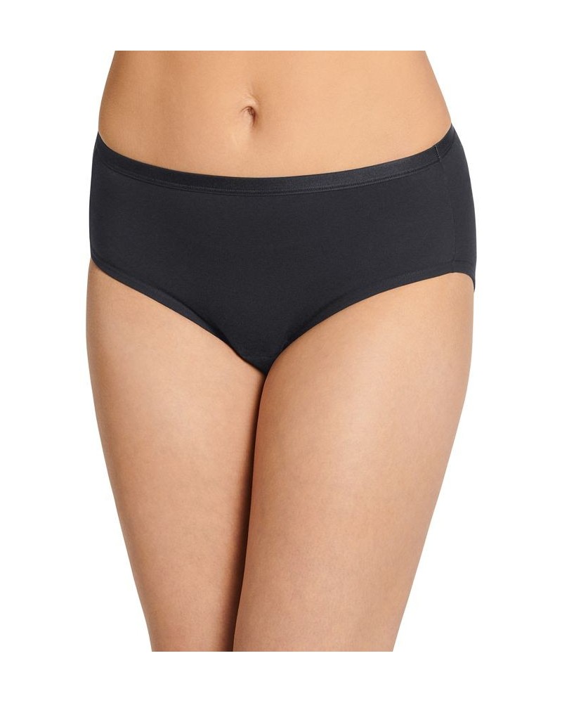 Women's Worry Free Hipster Underwear 2583 Black $11.79 Panty