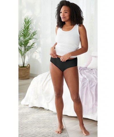 Women's Worry Free Hipster Underwear 2583 Black $11.79 Panty