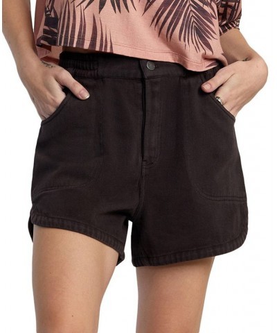 Juniors' Venice Twill Shorts Java $35.70 Shorts