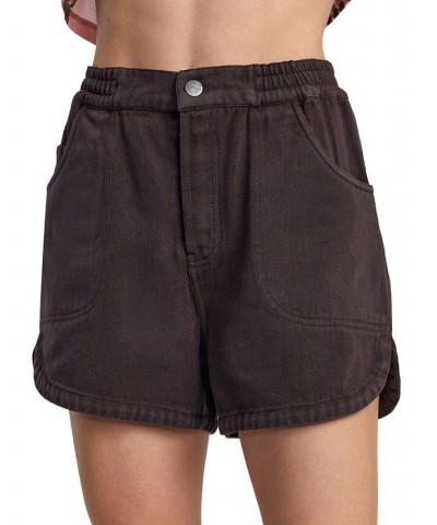 Juniors' Venice Twill Shorts Java $35.70 Shorts