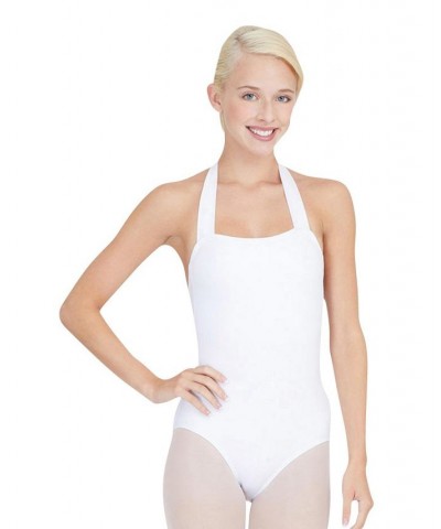 Halter Leotard White $15.40 Tops