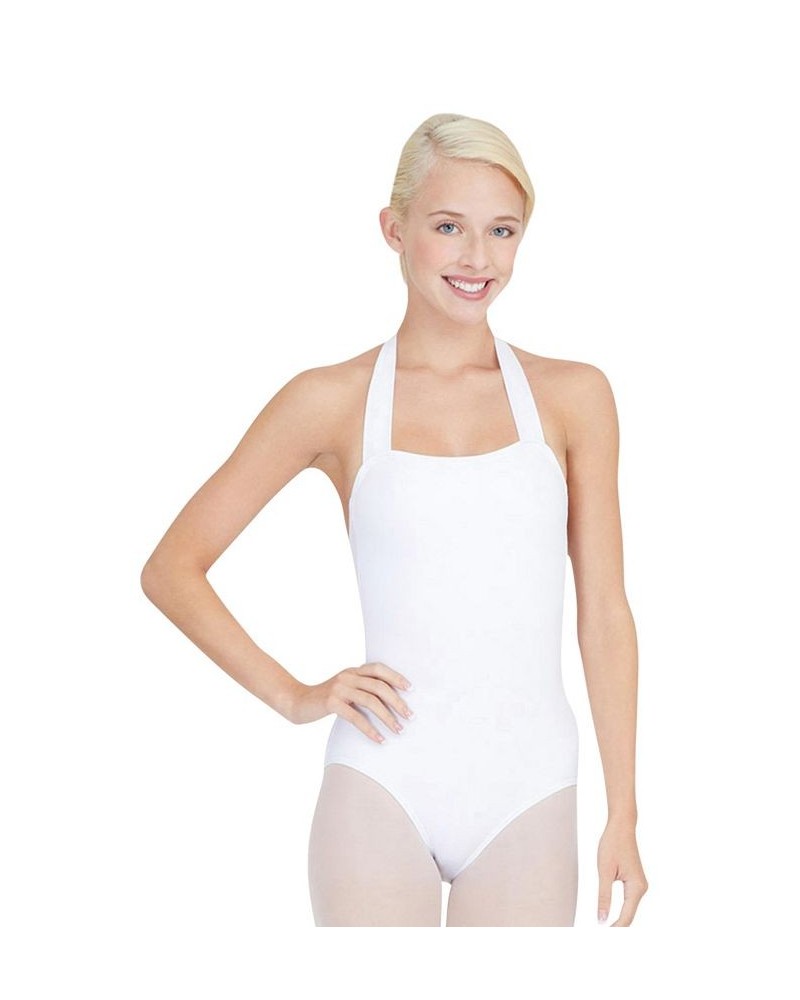 Halter Leotard White $15.40 Tops