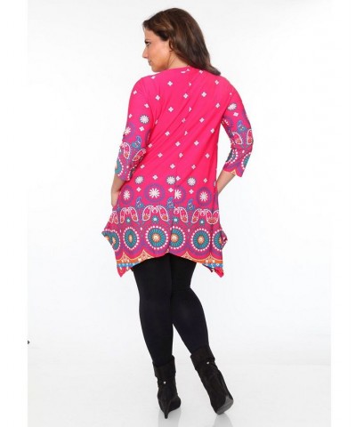 Plus Lucy Top/Tunic Pink $27.28 Tops