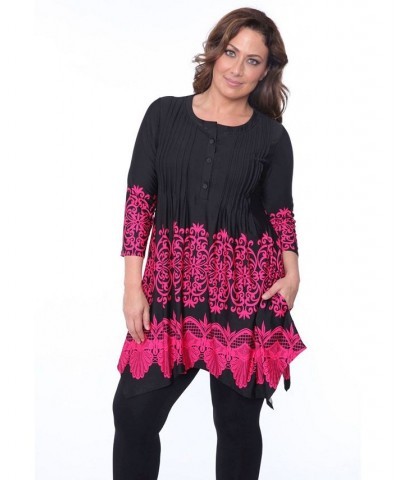 Plus Lucy Top/Tunic Pink $27.28 Tops